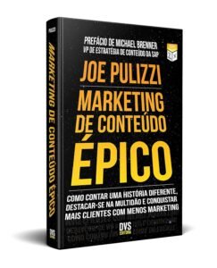 capa do livro Marketing de Conteúdo Épico, de Joe Pulizzi.